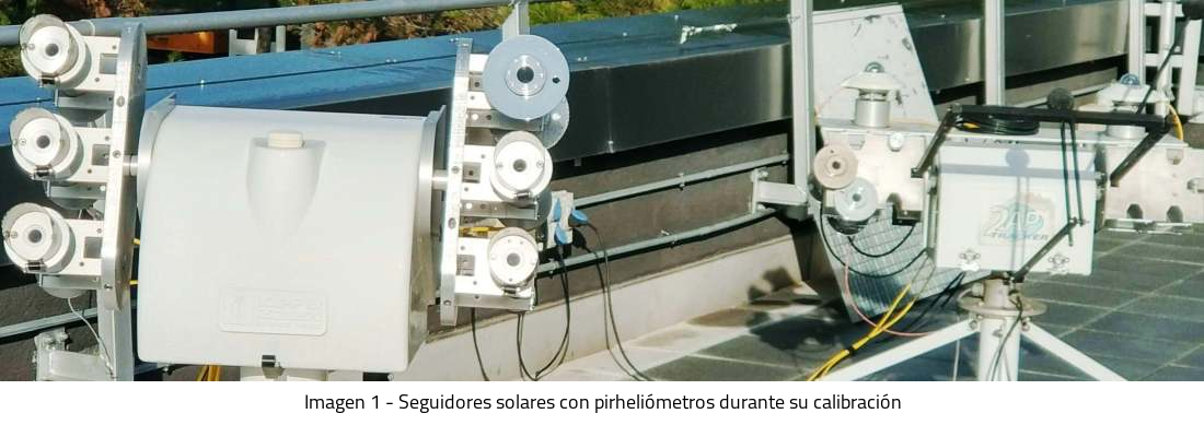 Imagen1-Seguidores solares con pirheliometros durante su calibracion